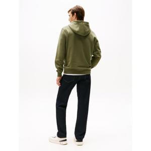Tommy Hilfiger Flag Embroidery Terry Battle Green Hoody